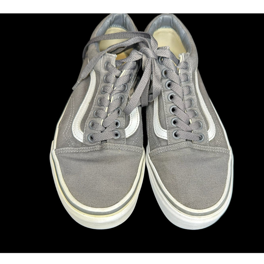 Vans Old Skool Shoe Gray | Mens Size 7 | Womens Size 8.5